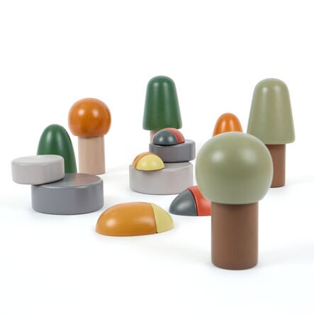 TTS Small World Wooden Critters Set  hi\-res